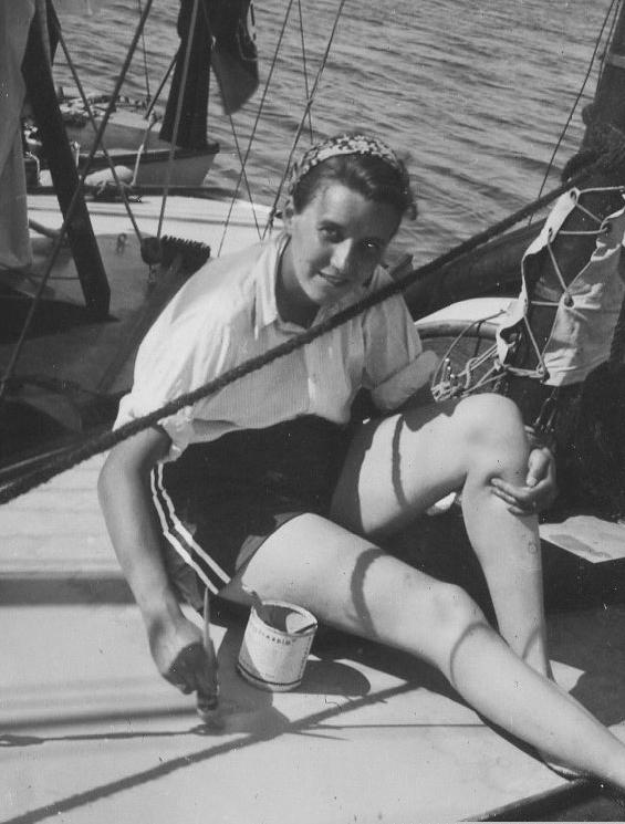 1940 lieselotte engler sur le bateau ok fin